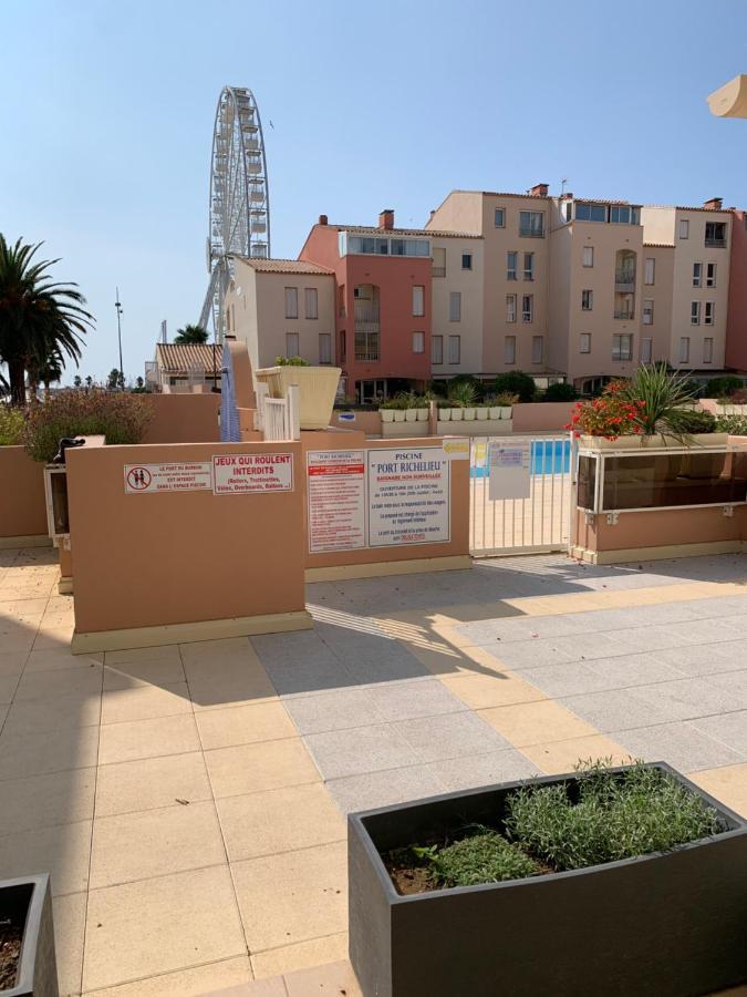 Grand T3 Piscine, Garage Centre Port Apartman Agde Kültér fotó
